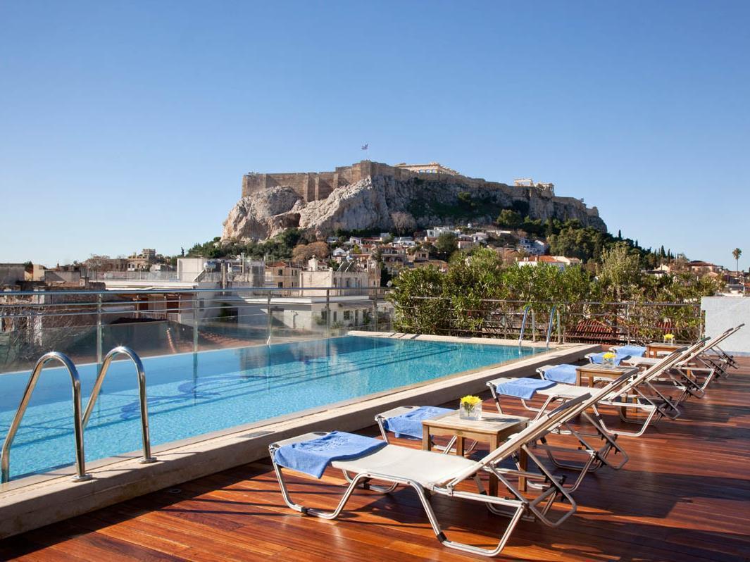 Electra Palace Athene Buitenkant foto The Acropolis view from the hotel
